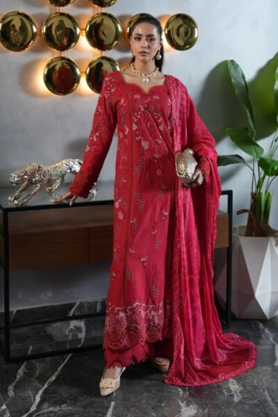 Aylin Luxury Summer Crimson Charm Lawn Collection 2026