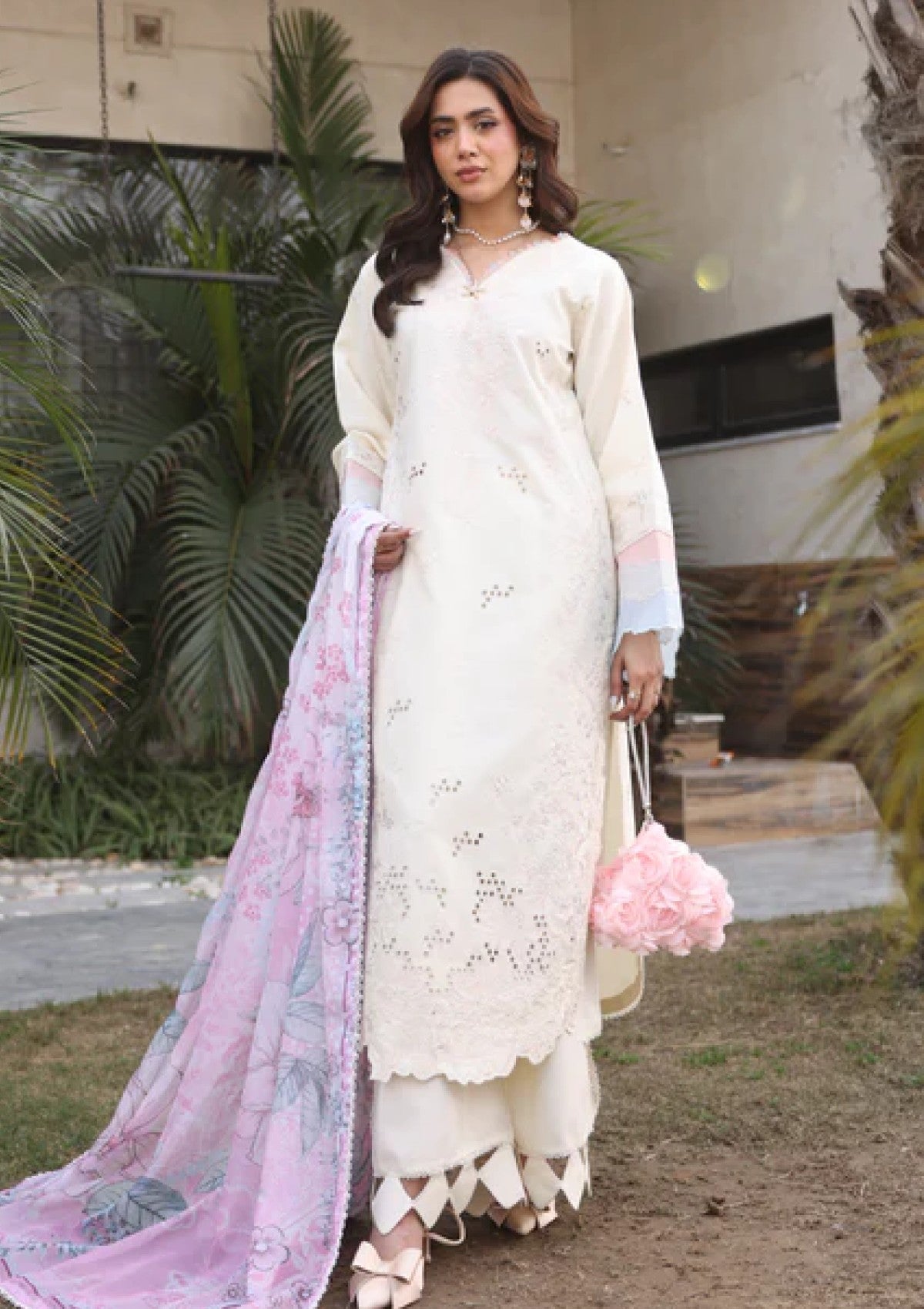 Aylin Luxury Summer Ivory Rose Lawn Collection 2026 2 Aylin Luxury Summer Ivory Rose Lawn Collection 2026 - Image 2
