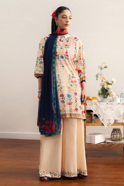 Coco By Zara Shahjahan Prints D-07a Takara Drop Two Lawn Collection 26