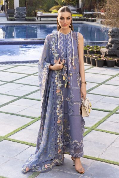 Crimson Flow Cfd 1b Floral Serenity Lawn Collection 2026