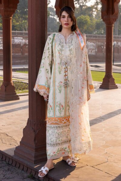 Crimson Flow Cfd 9a Sun-Kissed Letter Lawn Collection 2026