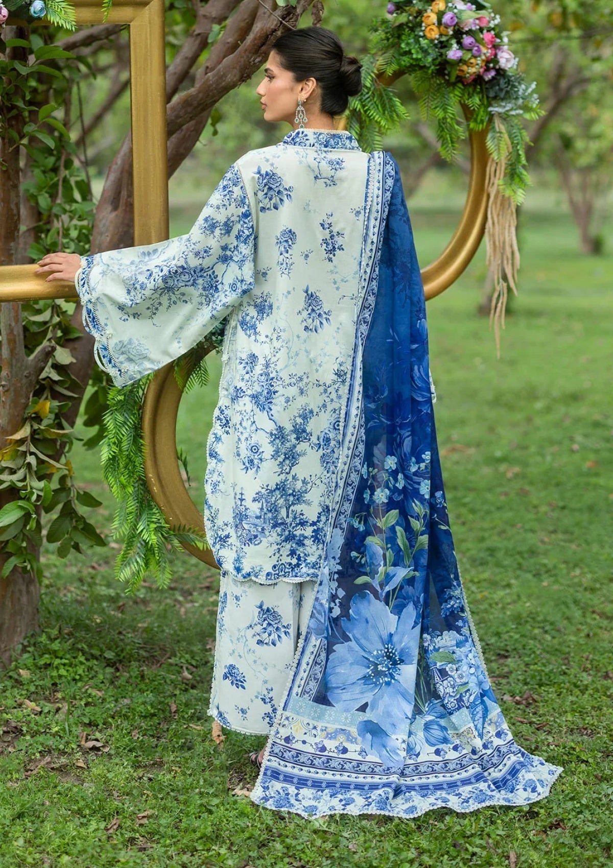 Elaf Premium Bridgerton Prints Epb-07B Fiori D'Avorio Lawn Collection 26 2 Elaf Premium Bridgerton Prints Epb-07B Fiori D'Avorio Lawn Collection 26 - Image 2