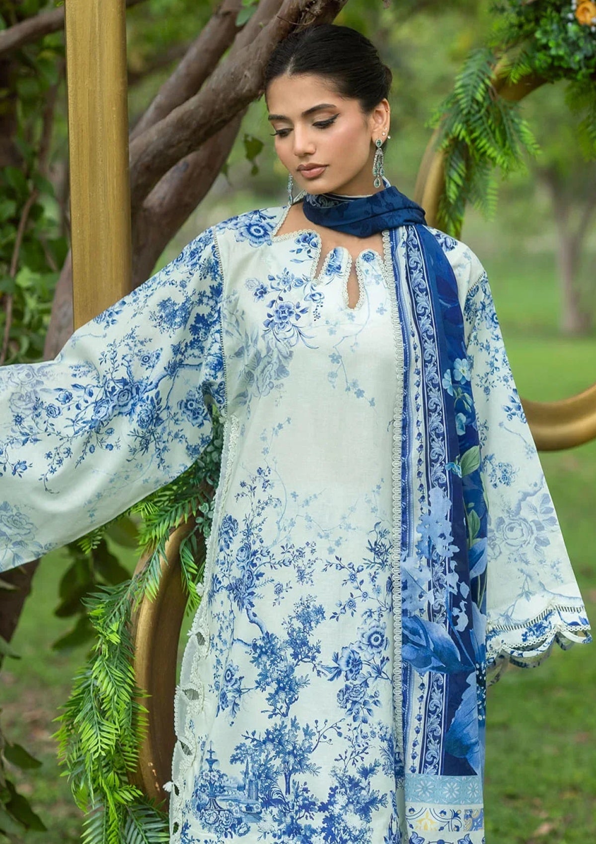 Elaf Premium Bridgerton Prints Epb-07B Fiori D'Avorio Lawn Collection 26 3 Elaf Premium Bridgerton Prints Epb-07B Fiori D'Avorio Lawn Collection 26 - Image 3