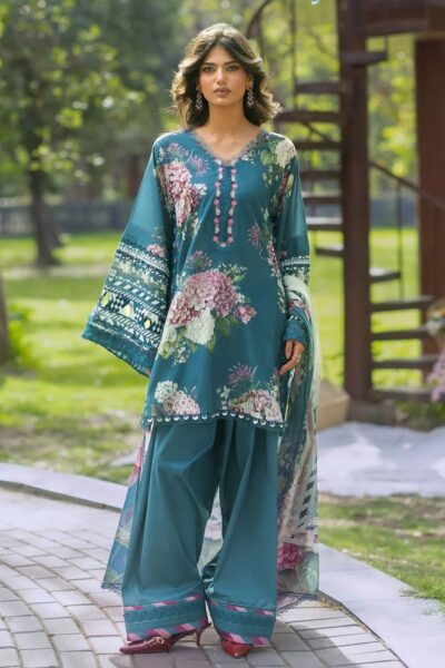 Elaf Premium Bridgerton Prints Epb 08A Eloise Lawn Collection 2026