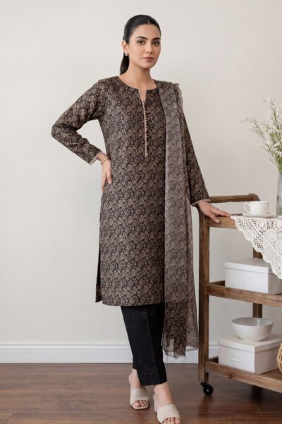 Formals Rubaaiyat Shamoz Silk Rss 02 Black Lawn Collection 2026