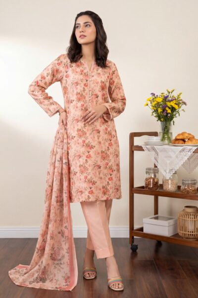 Formals Rubaaiyat Shamoz Silk Rss 02 Peach Lawn Collection 2026