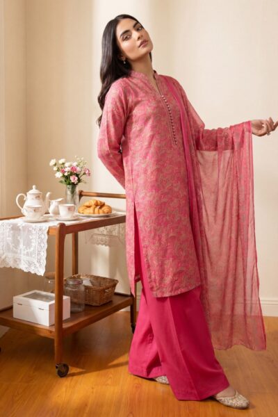 Formals Rubaaiyat Shamoz Silk Rss 02 Shocking Pink Lawn Collection 2026