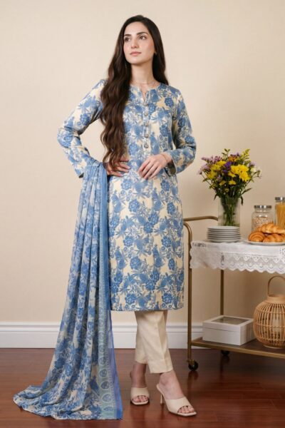 Formals Rubaaiyat Shamoz Silk Rss 02 Sky Blue Lawn Collection 2026