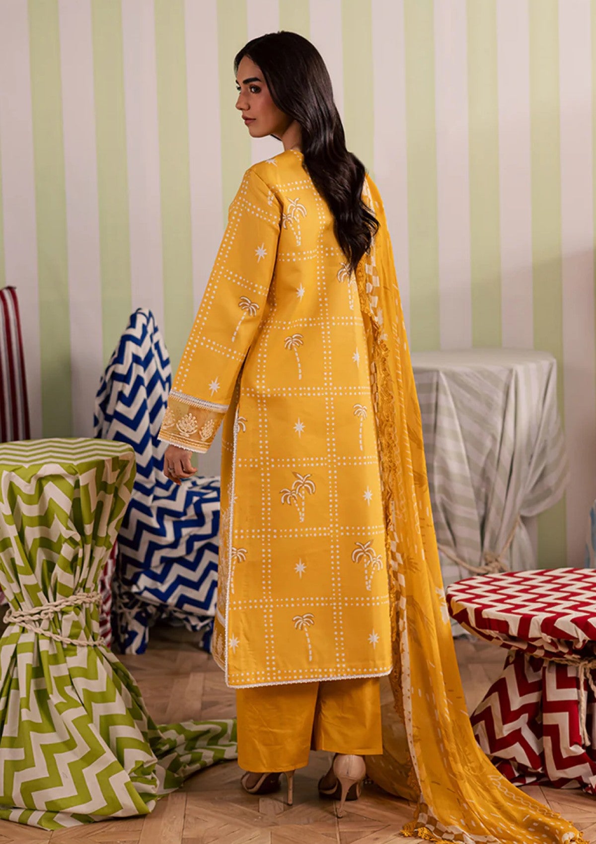 Mahnur Jahaan Mj 03 Lawn Collection 2026 2 Mahnur Jahaan Mj 03 Lawn Collection 2026 - Image 2