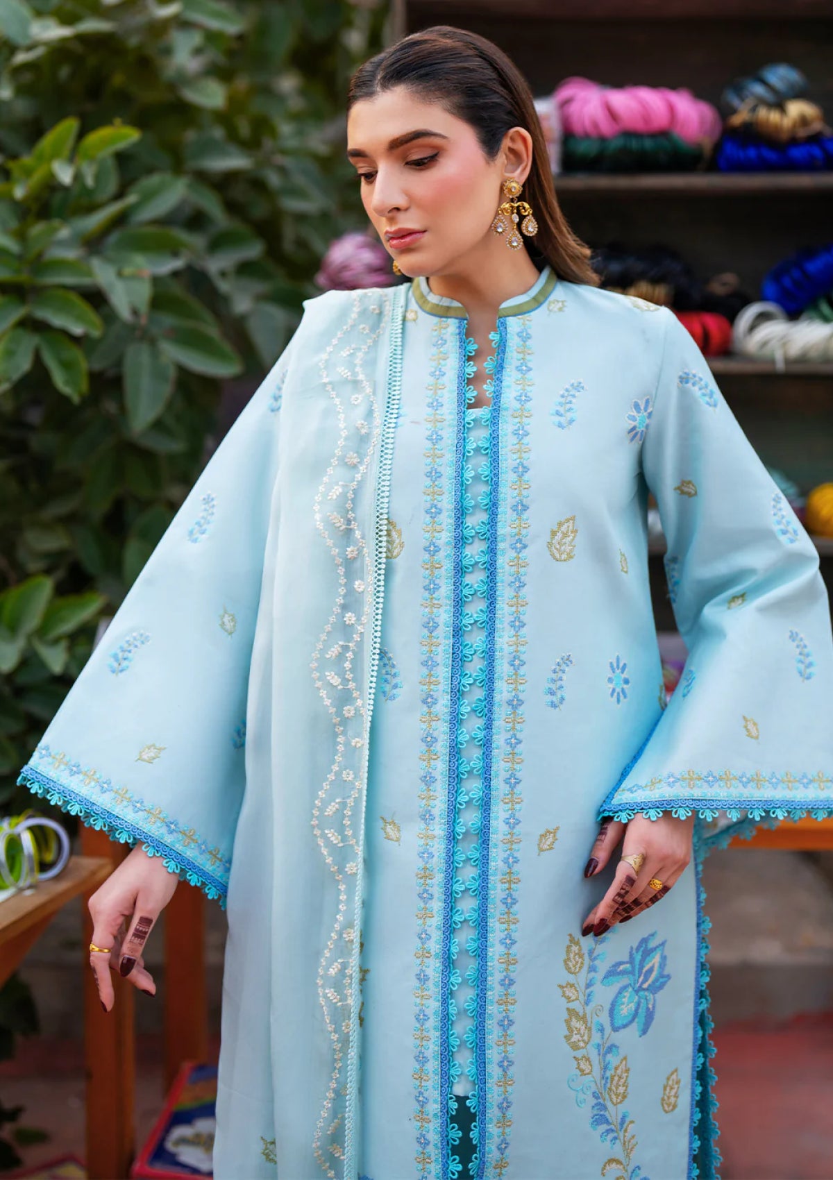 Mahnur Satrangi St 02 Lawn Collection 2026 2 Mahnur Satrangi St 02 Lawn Collection 2026 - Image 2