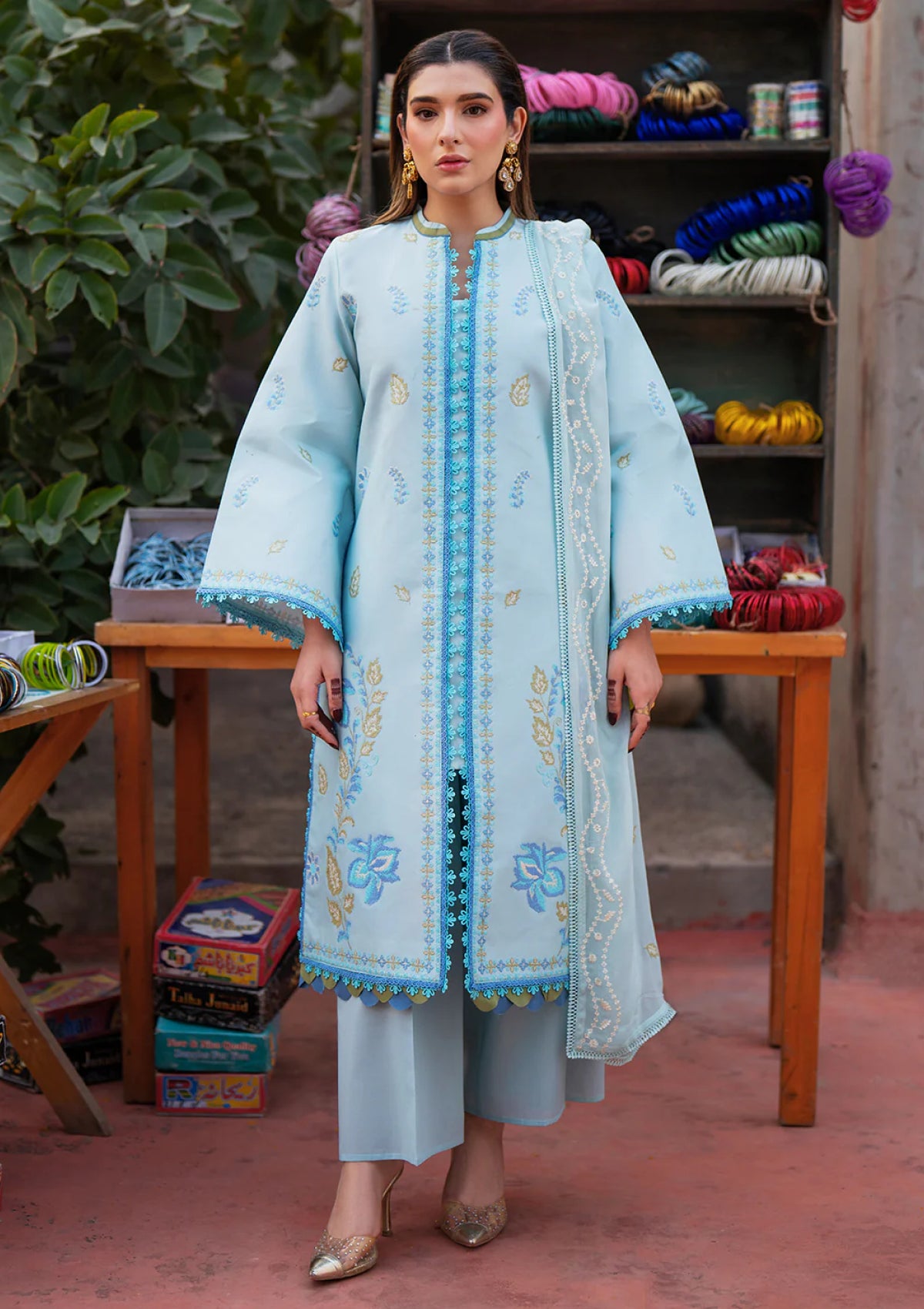 Mahnur Satrangi St 02 Lawn Collection 2026 1 Mahnur Satrangi St 02 Lawn Collection 2026
