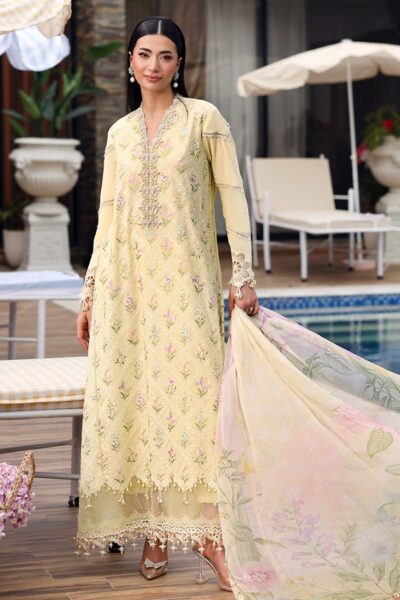 Maria B M Prints The Sun Club Msc 01a Lawn Collection 2026