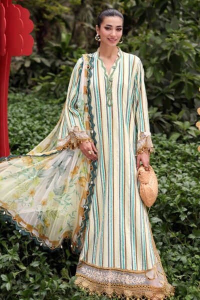 Maria B M Prints The Sun Club Msc 02b Lawn Collection 2026