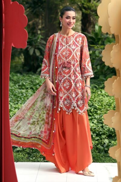Maria B M Prints The Sun Club Msc 03a Lawn Collection 2026