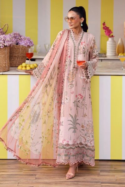 Maria B M Prints The Sun Club Msc 04a Lawn Collection 2026