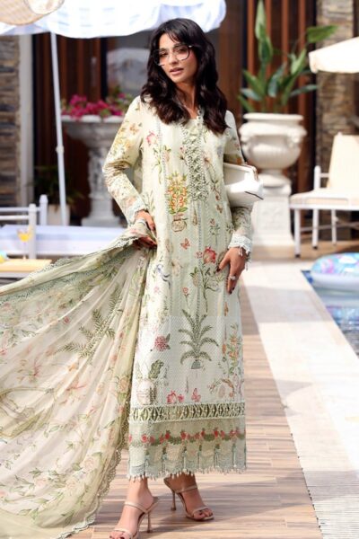 Maria B M Prints The Sun Club Msc 04b Lawn Collection 2026