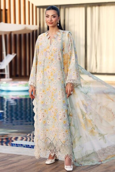 Maria B M Prints The Sun Club Msc 07a Lawn Collection 2026