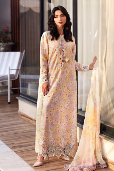 Maria B M Prints The Sun Club Msc 07b Lawn Collection 2026