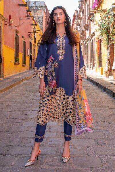 Mushq Odyssey Hunss 402 Ines Lawn Collection 2026
