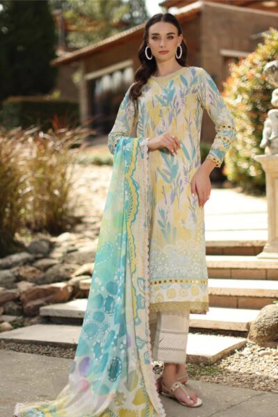 Nureh Signature Prints Summer Spt 206 Lawn Collection 2026