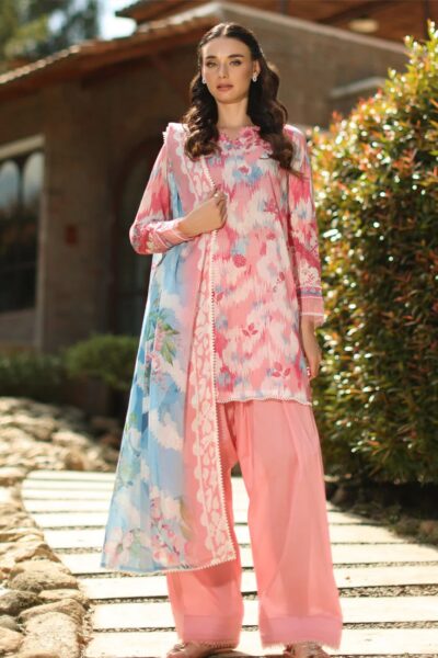 Nureh Signature Prints Summer Spt 207 Lawn Collection 2026