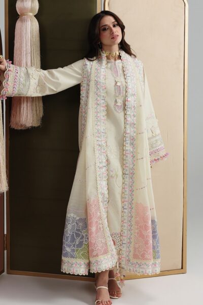 Qalamkar Festive Qfl 01 Elma Lawn Collection 2026