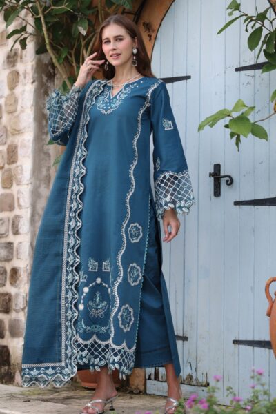 Raaya Luxury Embroidered Rl 09 Jade Lawn Collection 2026