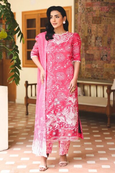 Raaya Zinnia Summer D 01 Dahlia Lawn Collection 2026