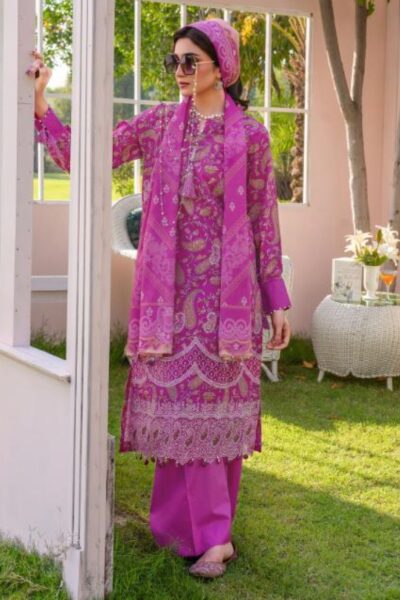 Rajis Clothing Gul Rang Print Kari Rj 02 Lawn Collection 2026