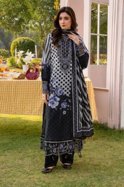 Rajis Clothing Gul Rang Print Kari Rj 04 Lawn Collection 2026