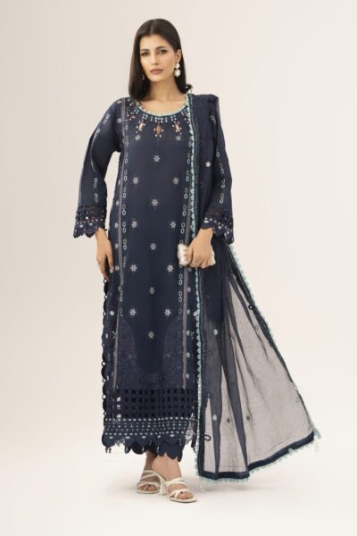 Rayasha Embroidered Rl 1302 Saphire Glow Lawn Collection 2026
