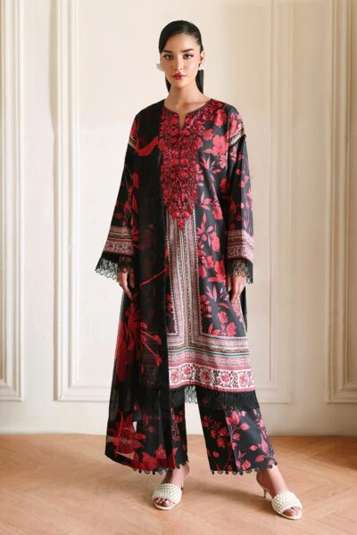 Roheenaz Eclat Garden Printed Runss 501 Iris Garden Lawn Collection 2026