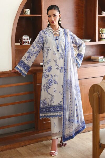 Roheenaz Eclat Garden Printed Runss 506 Lilac Bloom Lawn Collection 2026