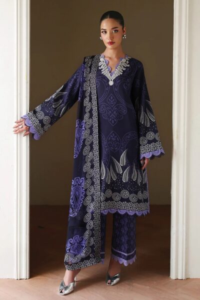 Roheenaz Eclat Garden Printed Runss 507 Orchid Garden Lawn Collection 2026