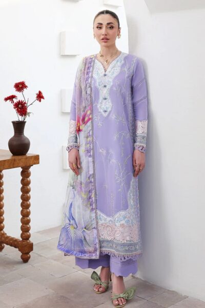 Roheenaz Floral Reveire Runss 608 Whispering Radiance Lawn Collection 2026