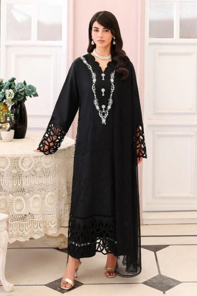 Roheenaz Veil Of Summer Chikankari Edit Black Lace Lawn Collection 2026