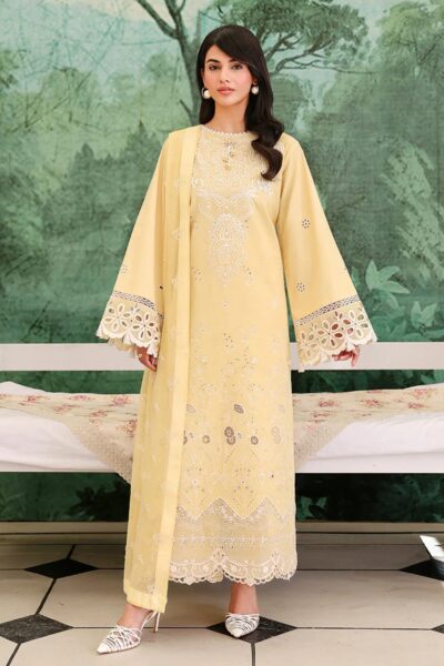 Roheenaz Veil Of Summer Chikankari Edit Lumiere Yellow Lawn Collection 2026