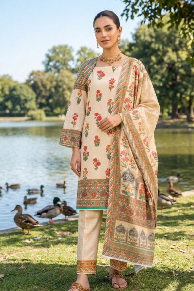 Rubaaiyat R Prints Volume 2 Rp2 05 Cream Lawn Collection 2026