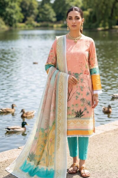 Rubaaiyat R Prints Volume 2 Rp2 14 Peach Lawn Collection 2026