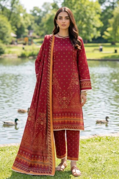 Rubaaiyat R Prints Volume 2 Rp2 19 Maroon Lawn Collection 2026
