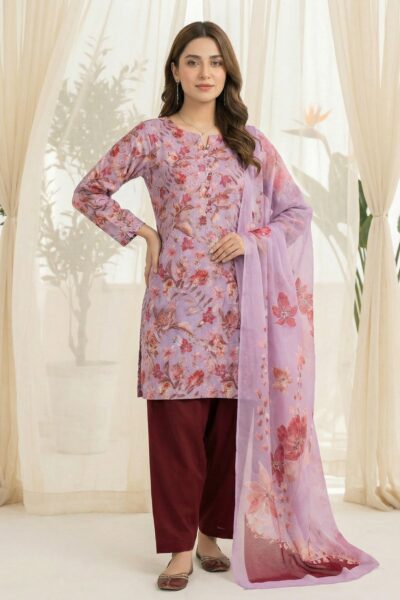Rubaaiyat R Prints Volume 3 D 13 Dt Pink Lawn Collection 2026