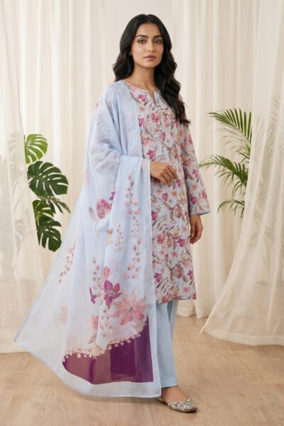 Rubaaiyat R Prints Volume 3 D 13 Grey Lawn Collection 2026