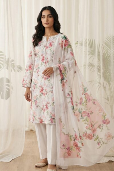 Rubaaiyat R Prints Volume 3 D 18 White Lawn Collection 2026