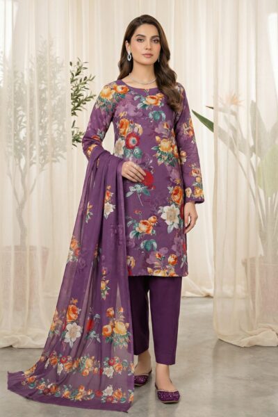 Rubaaiyat R Prints Volume 3 D 19 Dt Pink Lawn Collection 2026