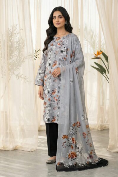 Rubaaiyat R Prints Volume 3 D 23 Grey Lawn Collection 2026
