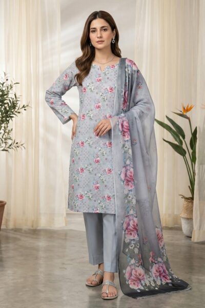 Rubaaiyat R Prints Volume 3 D 29 G Grey Lawn Collection 2026