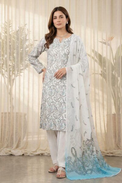 Rubaaiyat R Prints Volume 3 D 35 White Lawn Collection 2026