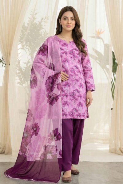 Rubaaiyat R Prints Volume 3 D 38 Pink Lawn Collection 2026