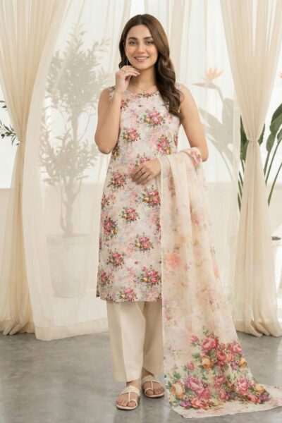 Rubaaiyat R Prints Volume 3 D 40 Cream Lawn Collection 2026