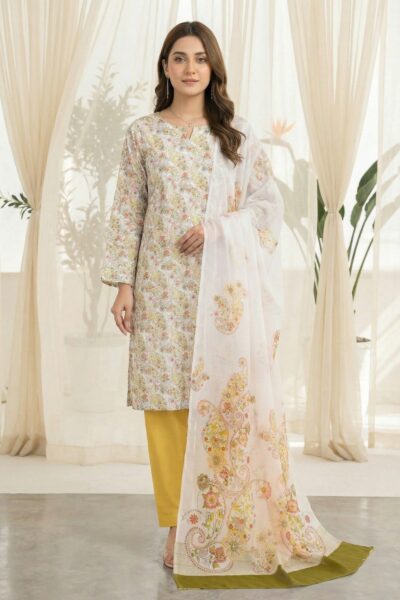 Rubaaiyat R Prints Volume 3 D 41 Y White Lawn Collection 2026